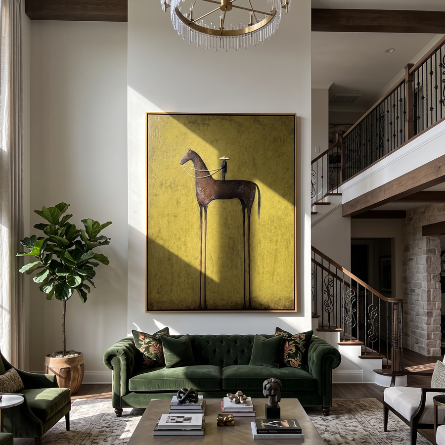 Elegant handcrafted art.
