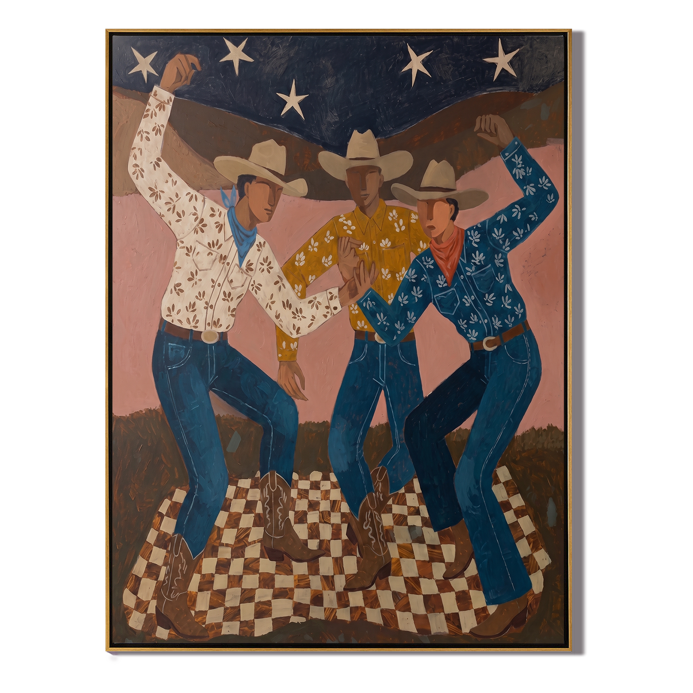 Cowboys - wood background product view