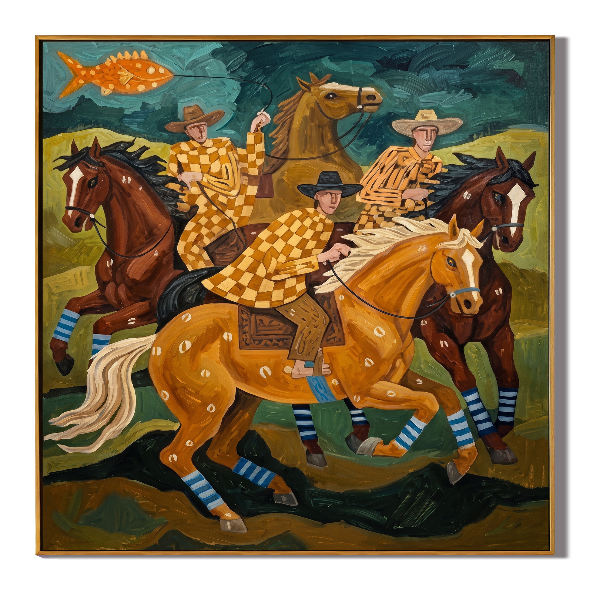 Stampede - wood background product view