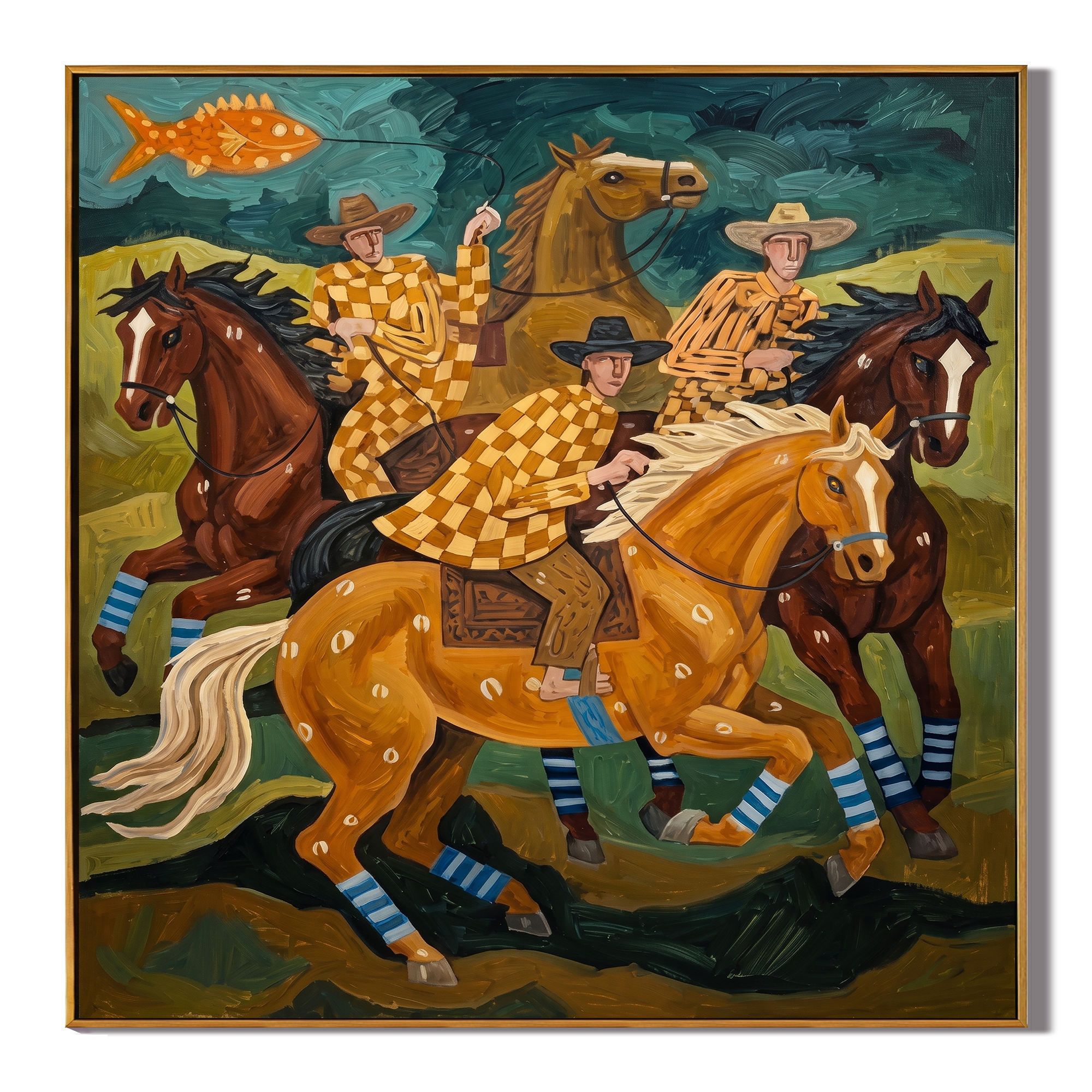 Stampede - wood background product view