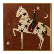 Star - wood background product view