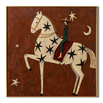 Star - wood background product view