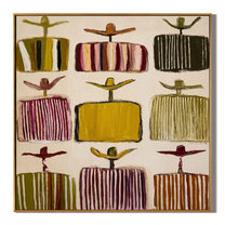 Nine - wood background product view