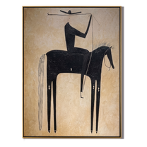 Rider - wood background product view