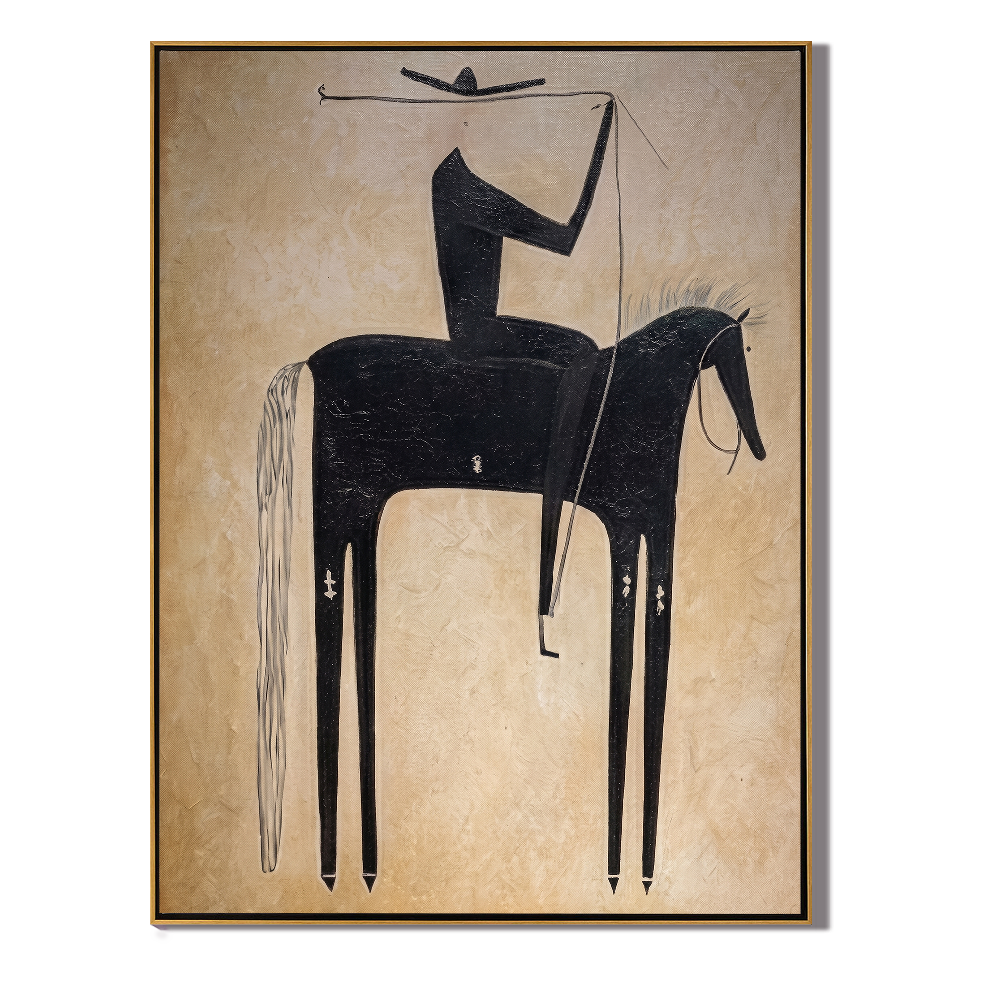 Rider - wood background product view