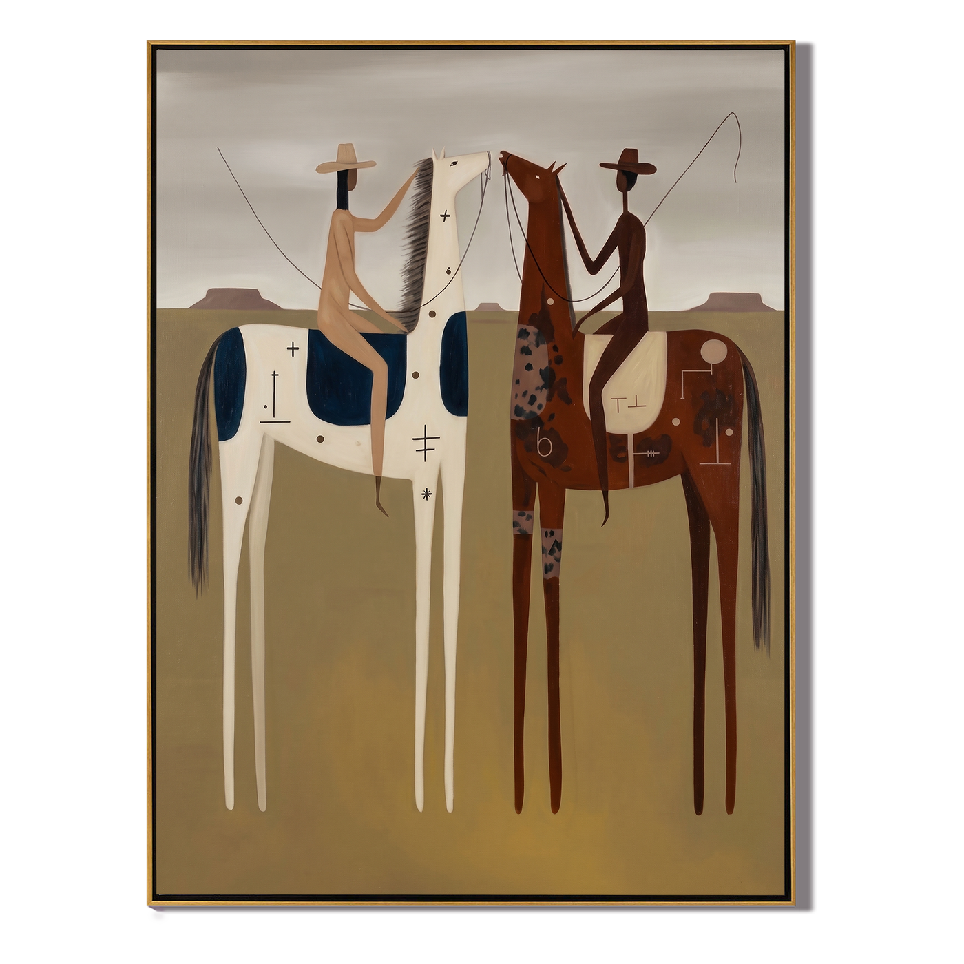 Riders - wood background product view