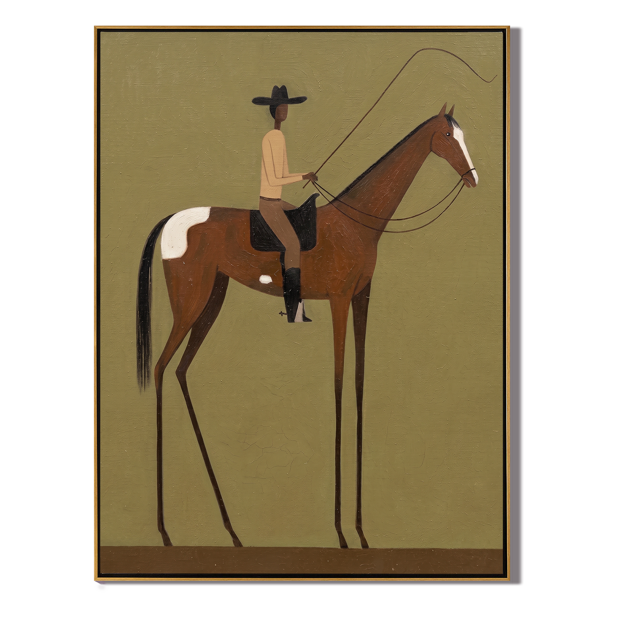 Lasso - wood background product view