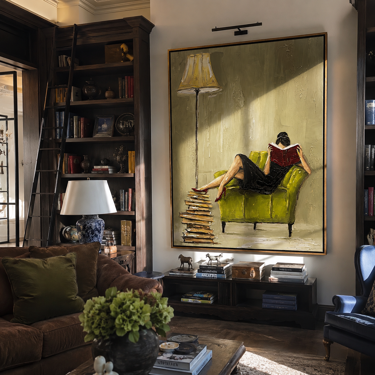 Quiet Hour painting scene 5